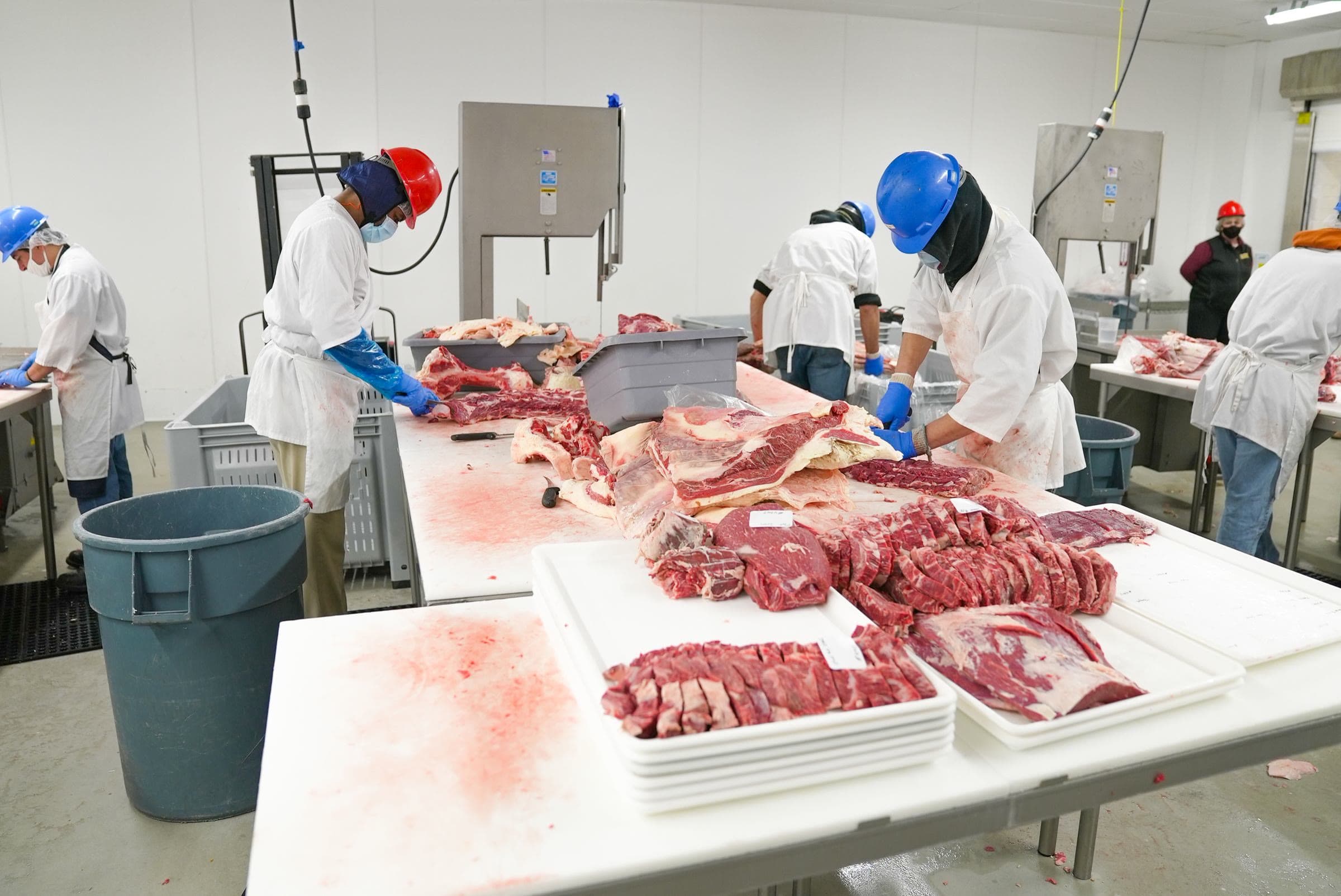 Atelier de découpe de viande